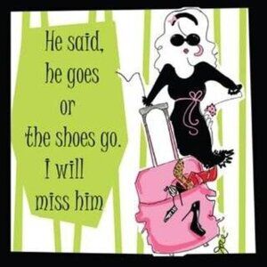 Shoes, shoes, shoes!